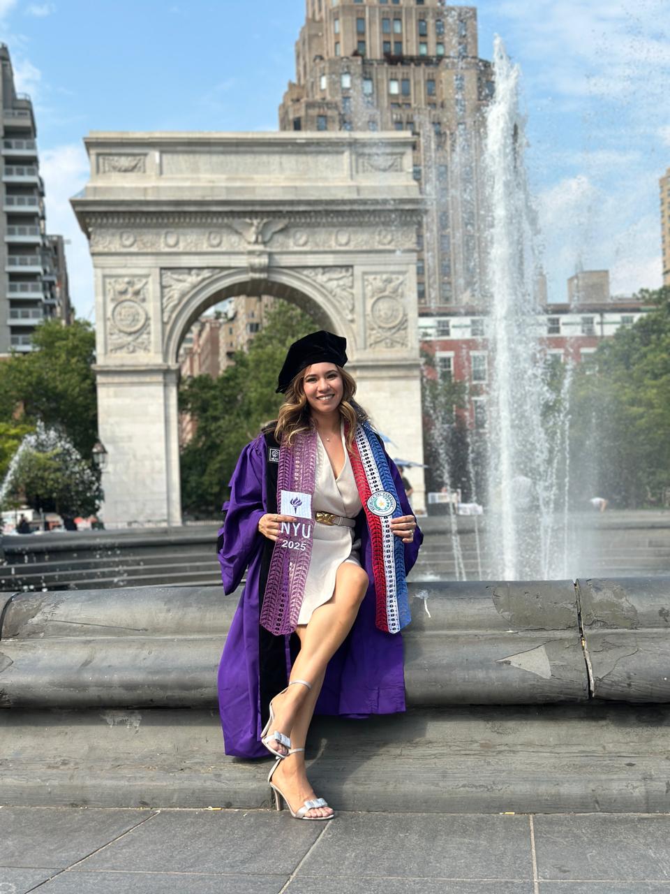 Dr. Tatiana Moreira — NYU Graduation, Washington Square