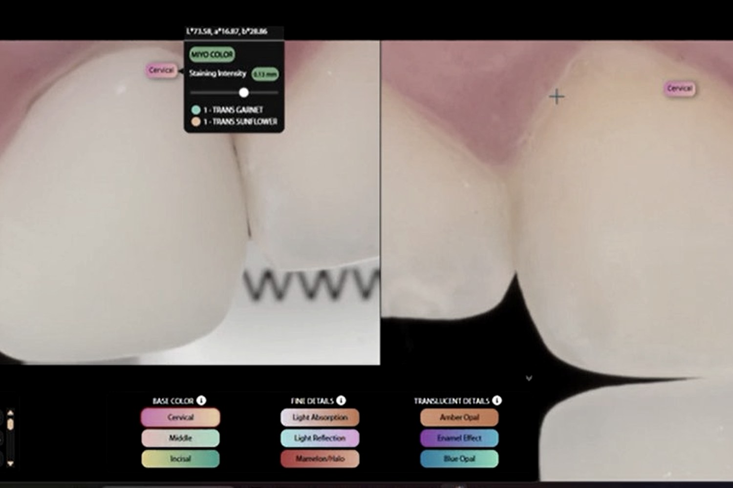 Spectrophotometric color matching